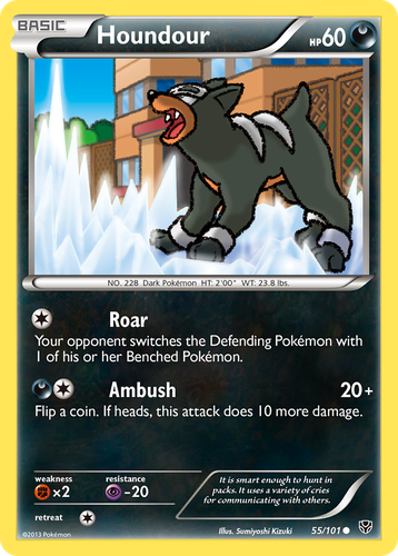 Houndour 55, Plasma Blast