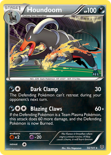 Houndoom 56, Plasma Blast