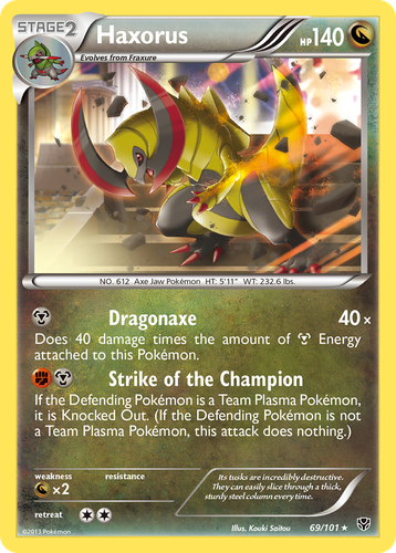 Haxorus 69, Plasma Blast
