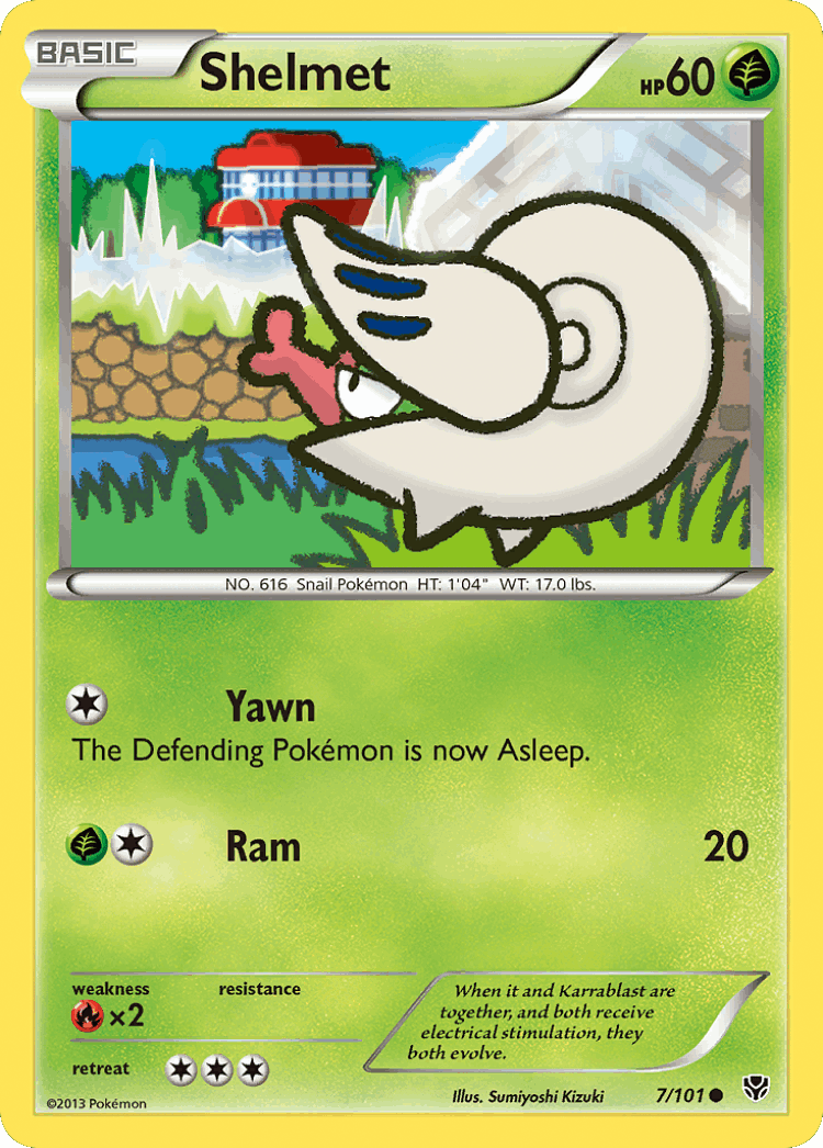 Shelmet #7 from Plasma Blast - Common - Illustrated by Sumiyoshi Kizuki