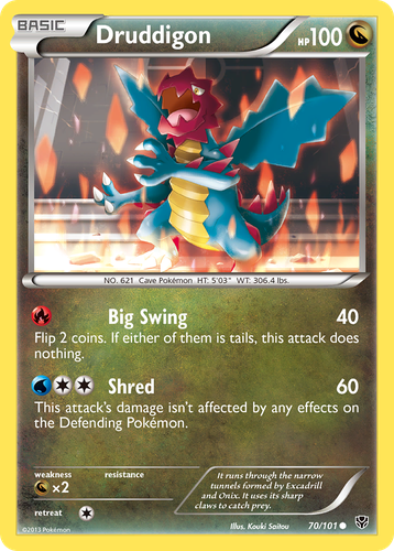 Druddigon 70, Plasma Blast