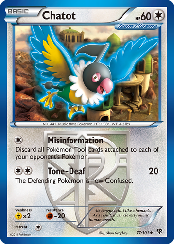 Chatot 77, Plasma Blast