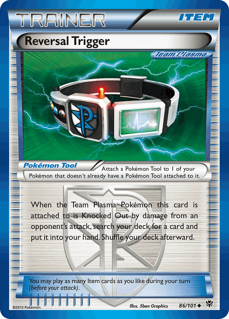Reversal Trigger #86 from Plasma Blast - Uncommon - Illustrated by 5ban Graphics