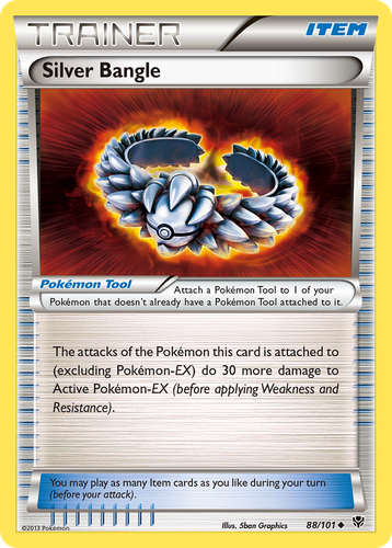 Silver Bangle #88 from Plasma Blast - Uncommon - Illustrated by 5ban Graphics