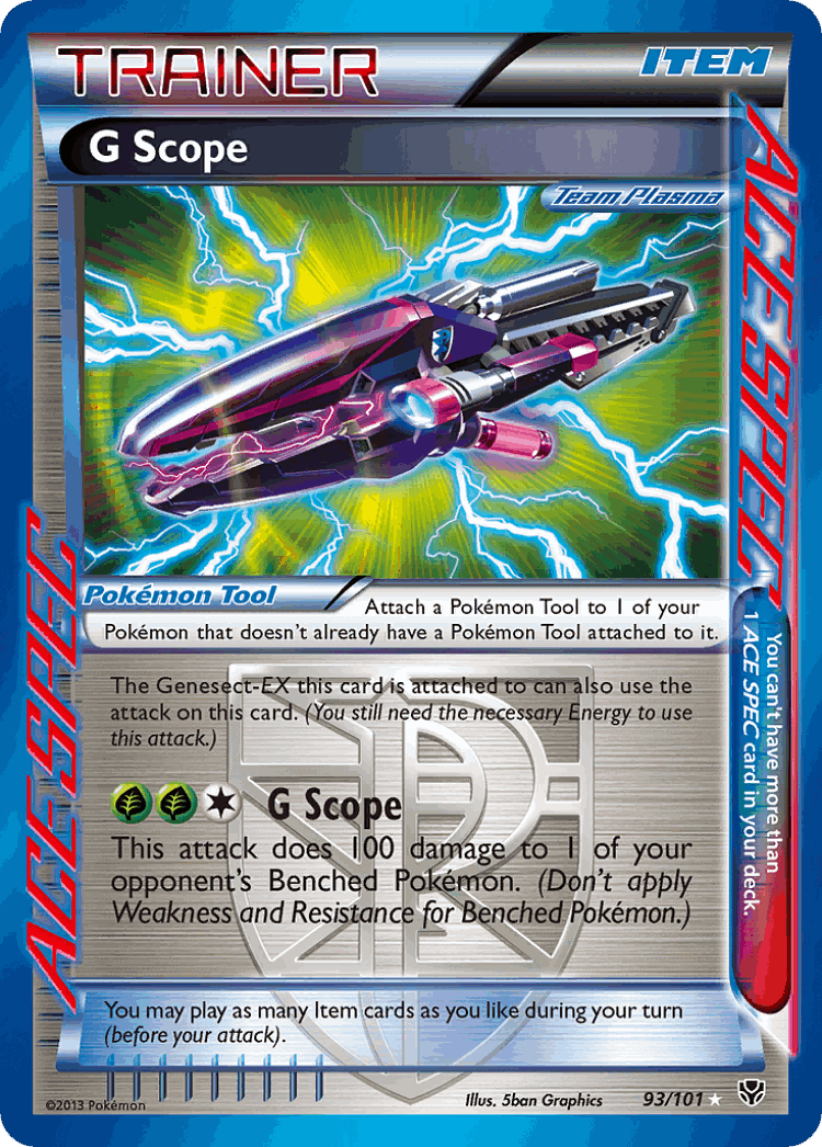 G Scope #93 from Plasma Blast - Rare ACE - Illustrated by 5ban Graphics