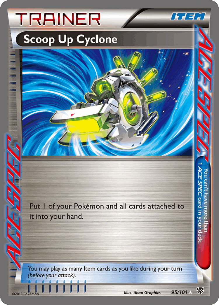 Scoop Up Cyclone #95 from Plasma Blast - Rare ACE - Illustrated by 5ban Graphics