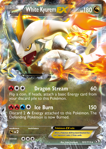 White Kyurem-EX 101, Legendary Treasures