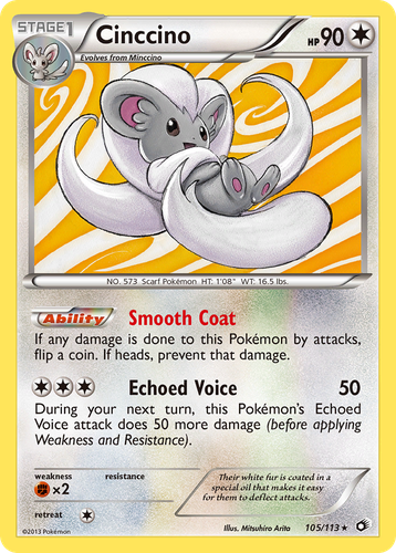 Cinccino 105, Legendary Treasures