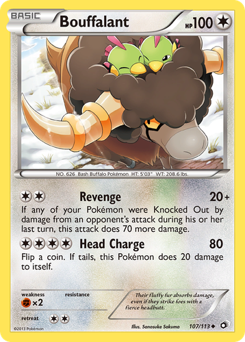 Bouffalant 107, Legendary Treasures