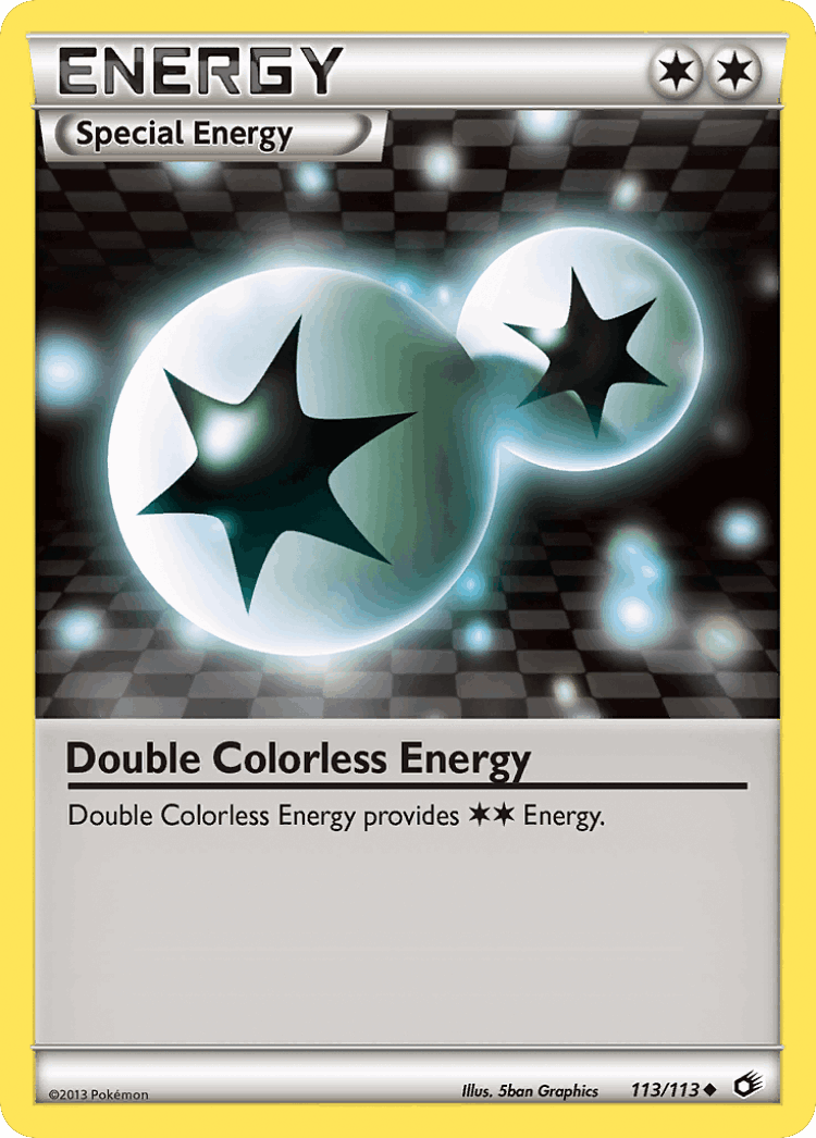 Double Colorless Energy #113 from Legendary Treasures - Uncommon - Illustrated by 5ban Graphics