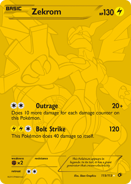 Zekrom 115, Legendary Treasures
