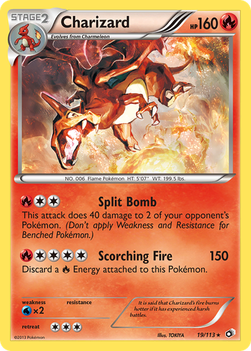 Charizard 19, Legendary Treasures