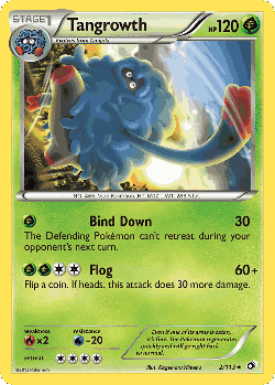 Tangrowth Pokémon TCG card art