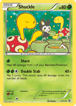 Shuckle Pokémon TCG card art