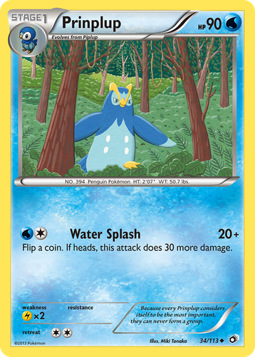 Prinplup 34, Legendary Treasures