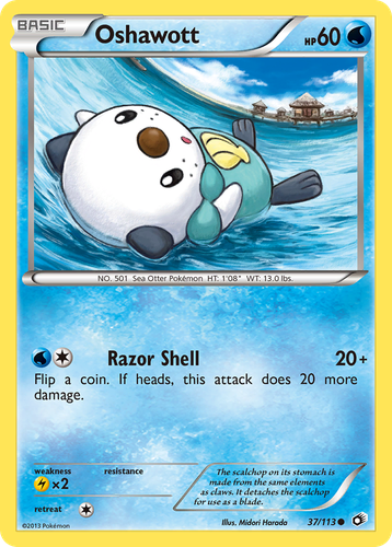 Oshawott 37, Legendary Treasures