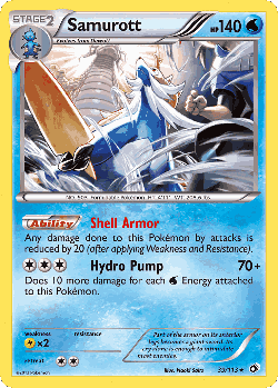 Samurott 39, Legendary Treasures