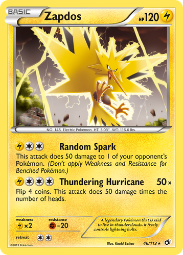 Zapdos 46, Legendary Treasures