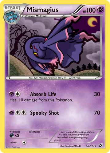 Mismagius 58, Legendary Treasures