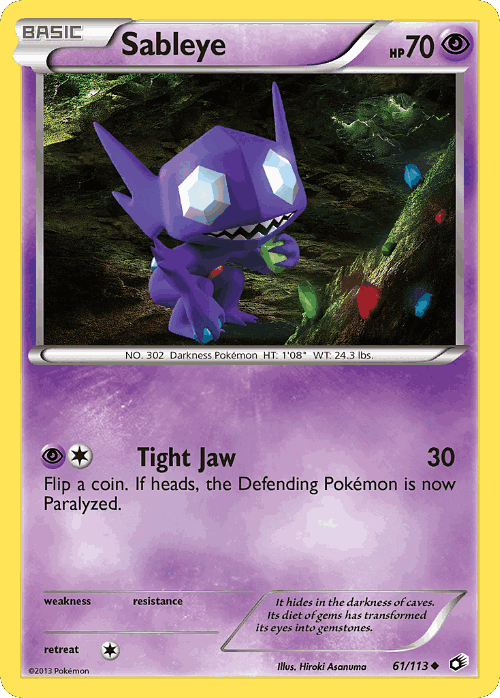 Sableye 61, Legendary Treasures