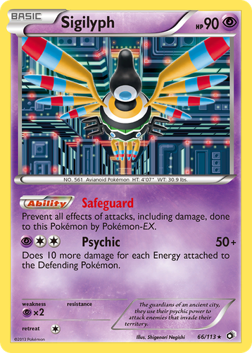 Sigilyph 66, Legendary Treasures