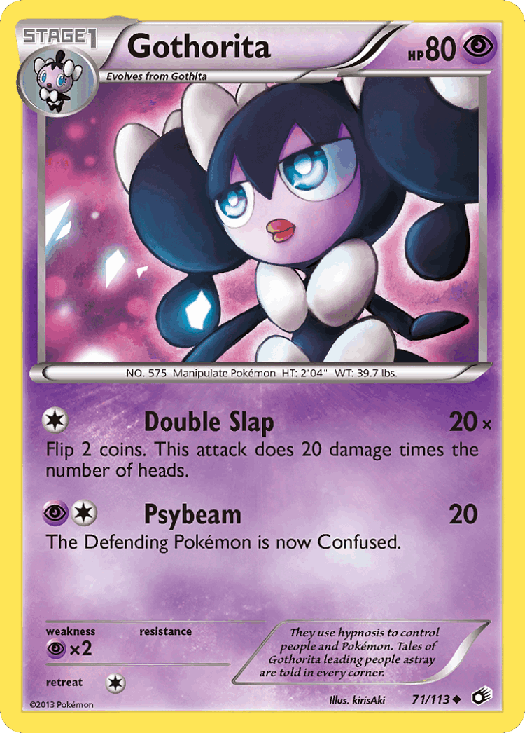 Gothorita #71 from Legendary Treasures - Uncommon - Illustrated by kirisAki