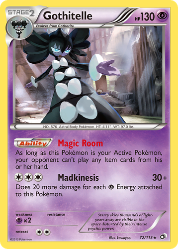 Gothitelle 72, Legendary Treasures
