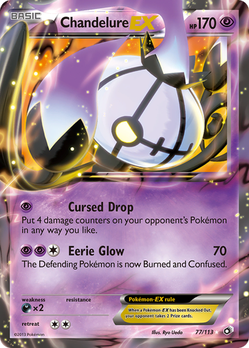 Chandelure-EX 77, Legendary Treasures