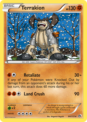 Terrakion 84, Legendary Treasures