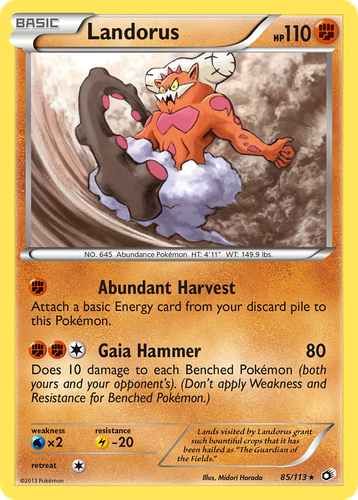 Landorus 85, Legendary Treasures