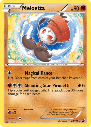 Meloetta 86, Legendary Treasures