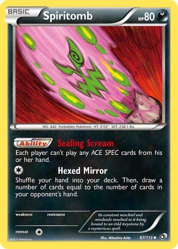 Spiritomb 87, Legendary Treasures