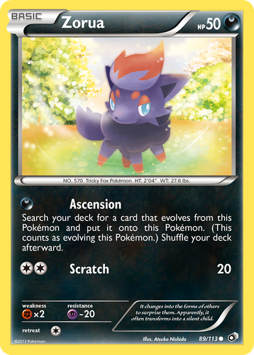 Zorua 89, Legendary Treasures