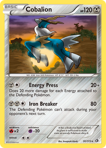 Cobalion 91, Legendary Treasures