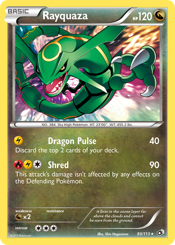 Rayquaza 93, Legendary Treasures
