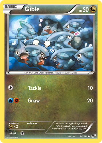 Gible 94, Legendary Treasures