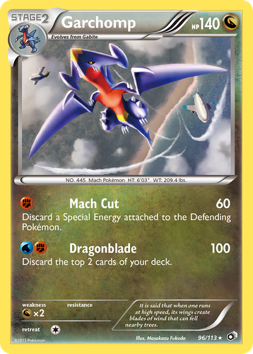 Garchomp 96, Legendary Treasures