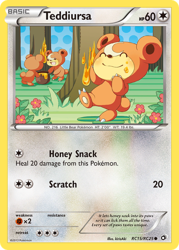 Teddiursa 15, Legendary Treasures