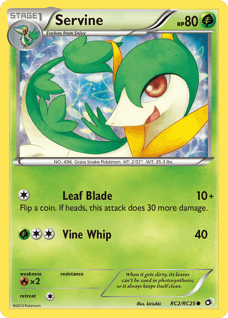 Servine #2 from Legendary Treasures - Common - Illustrated by kirisAki