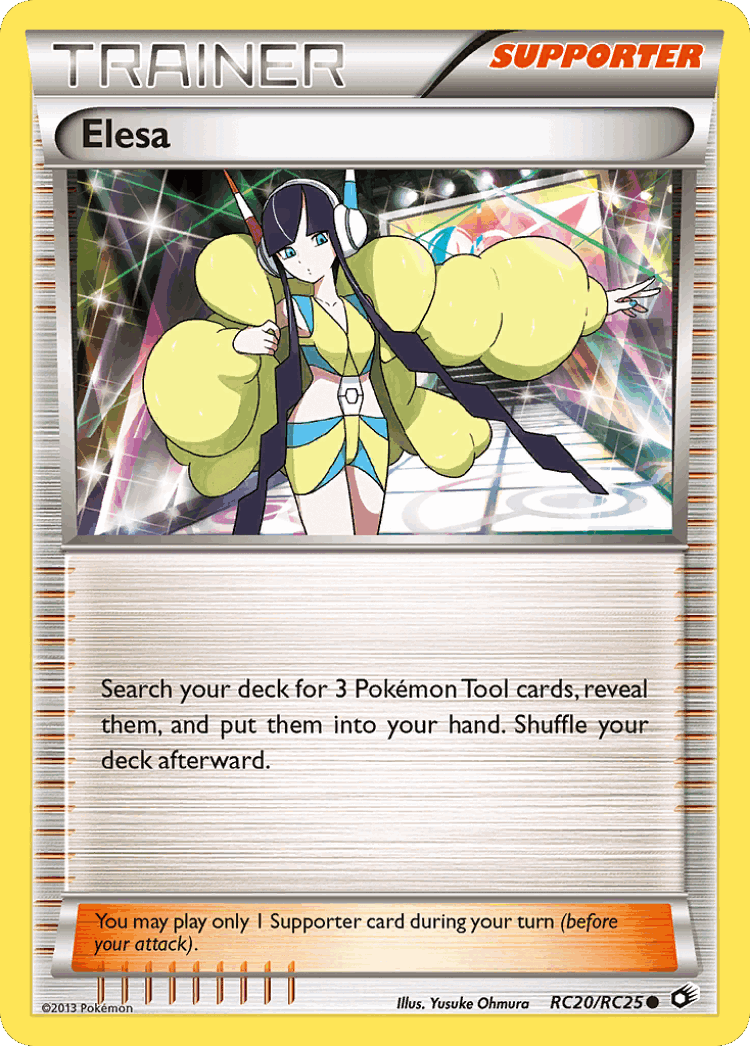 Elesa #20 from Legendary Treasures - Common - Illustrated by Yusuke Ohmura