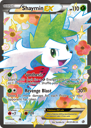 Shaymin-EX 21, Legendary Treasures