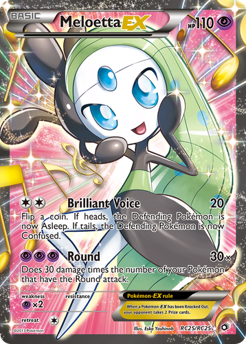 Meloetta-EX 25, Legendary Treasures