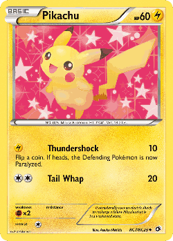 Pikachu Pokémon TCG card art