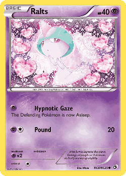 Ralts Pokémon TCG card art