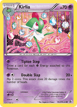 Kirlia Pokémon TCG card art