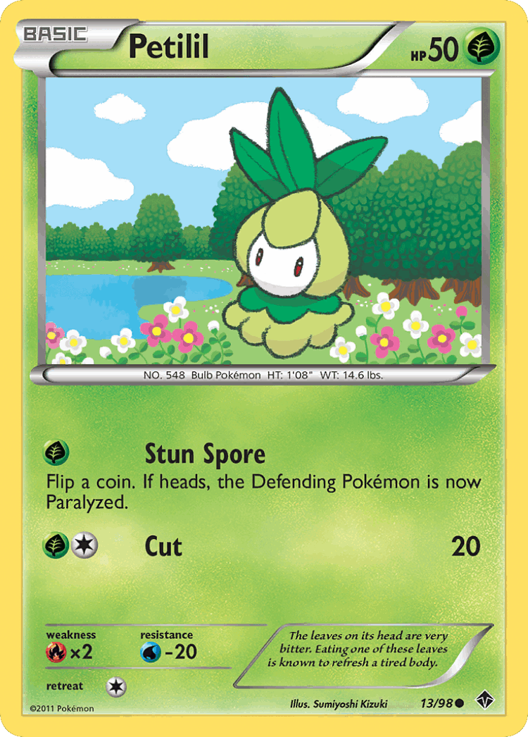 Petilil #13 from Emerging Powers - Common - Illustrated by Sumiyoshi Kizuki