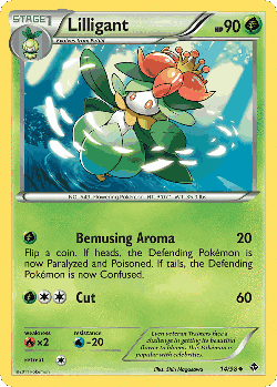 Lilligant Pokémon TCG card art