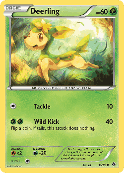 Deerling Pokémon TCG card art