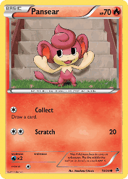 Pansear Pokémon TCG card art