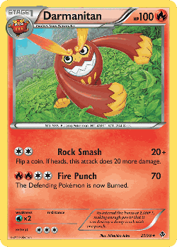 Darmanitan Pokémon TCG card art